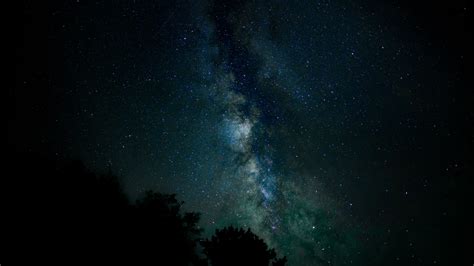 Starry Sky Stars Milky Way Night 4k