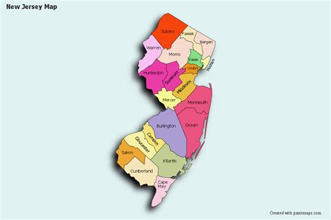 Sample Maps For New Jersey