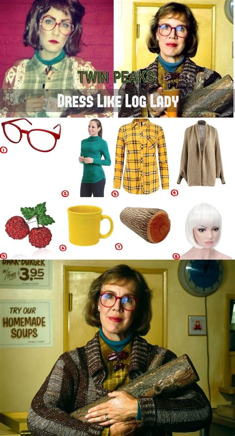 Log Lady Twin Peaks Costume For Cosplay And Halloween 2022 Twin Peaks Costume Log Lady Log