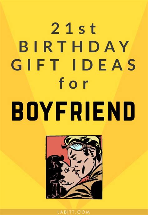 Hopefully these 21st birthday present ideas have helped you choose exactly what you want to buy your boyfriend for his birthday. 20 Best 21st Birthday Gifts for Your Boyfriend