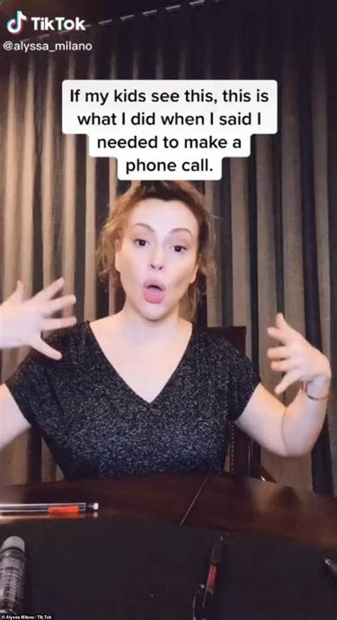 Alyssa Milano Hilariously Dances Along To Catchy Bored In The House