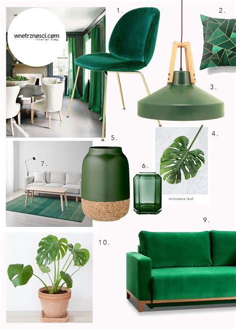 How to create a feeling. Moodboard green interior | Bright living room, Green ...