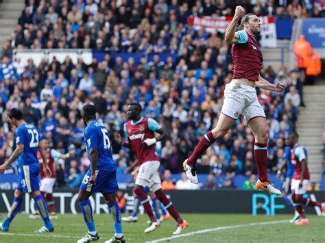Leicester City V West Ham Score Jamie Vardy Red Card Aaron Cresswell Goal Video Au