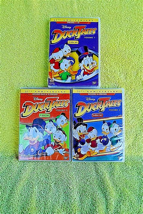 Newsealed 9 Dvd Set 25th Anniversary Disney Ducktales Vols 1 2 And 3