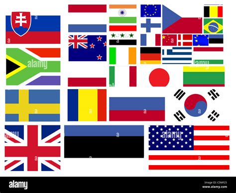 World Flags Collection Hi Res Stock Photography And Images Alamy