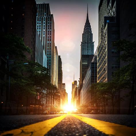 Manhattan Henge By Dan Martland On 500px Manhattan Henge Best Sunset