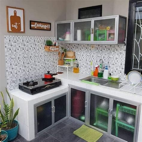 referensi  model kitchen set letter  minimalis  dapur kecil