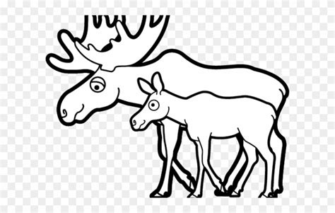 Moose Clipart Black And White 10 Free Cliparts Download Images On