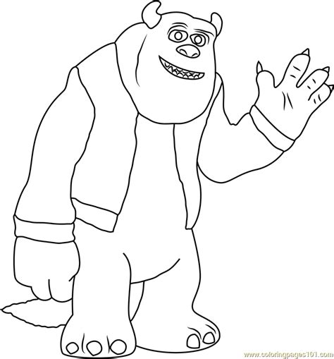 Sully Monsters Inc Coloring Pages Super Coloring Pages Monsters Ink Images And Photos Finder