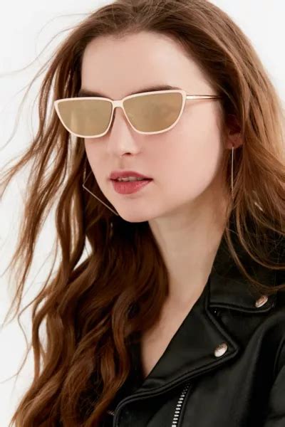 Flat Top Cat Eye Sunglasses Urban Outfitters