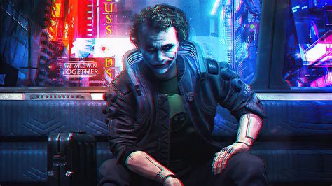 Joker Cyberpunk Wallpaper 8k