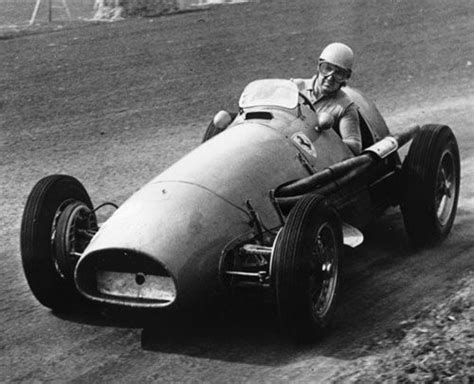 Alberto Ascari In His Ferrari Tipo 500 Won The World Title In 1952 And