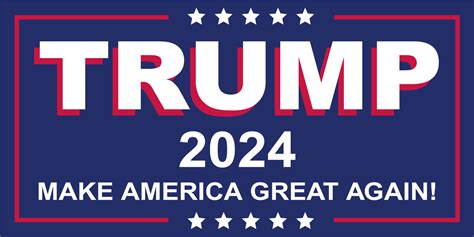 Trump 2024 Maga Blue Maga 3x5 Flag Make America Great Again Double