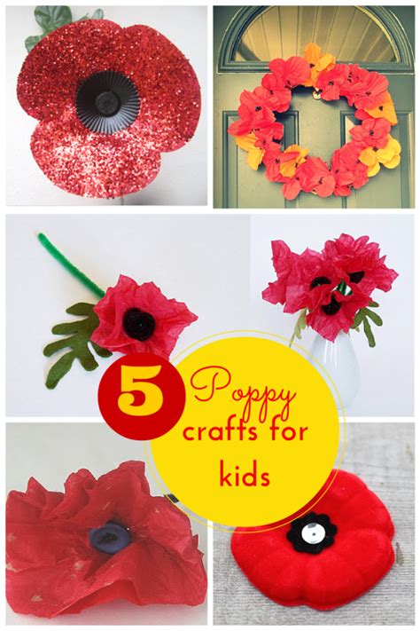 Preschool kids can practice their names while making a name snowman. 5 fabulous poppy crafts for Remembrance Day | Poppy craft ...
