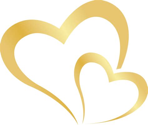 Gold Heart Clipart Transparent Png Clipart Images Free Download Clip