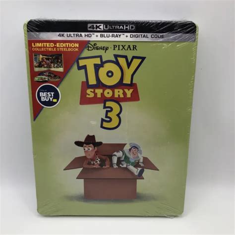 Brand New Disney Pixar Toy Story 3 Ltd Ed 4k Ultra Hd Blu Ray Steelbook