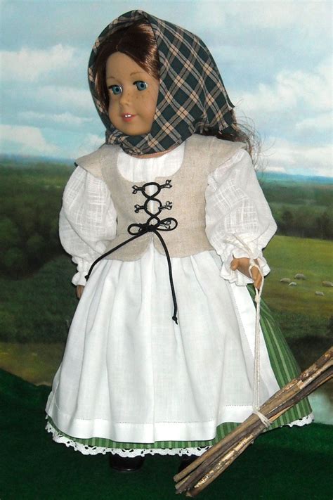 Reserved Celtic Lass Outfit With Waistcoat For 18 Inch Dolls Etsy American Girl Costume