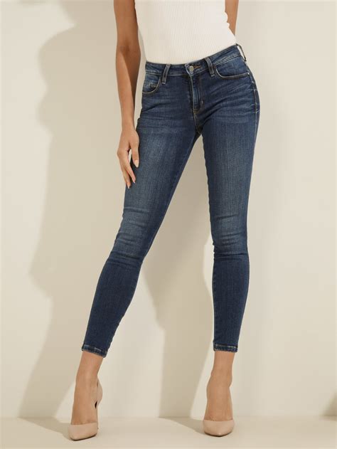 Sexy Curve Mid Rise Skinny Jeans Guess Factory Ca
