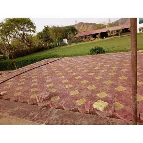 Designer Cement Interlocking Block Tiles, Thickness: 40-100 mm, Rs 30