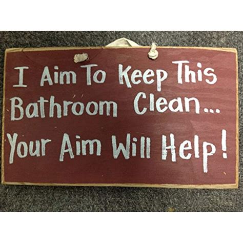 My Aim Keep Bathroom Clean Sign Your Aim Will Help Bathroom Cleaning