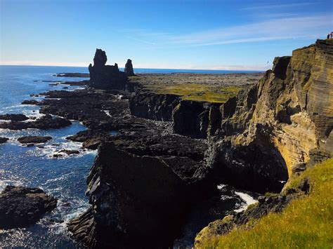Lóndrangar Basalt Cliffs On The Snæfellsnes Peninsula In Iceland Oc