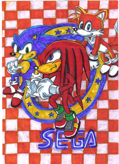 Sonic Tails Knuckles By Hideous1984 On Deviantart