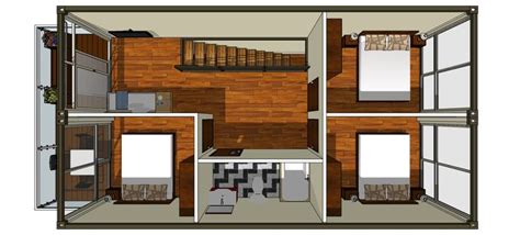 Ft Container Home Floor Plans Floorplans Click