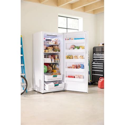 Hisense 21 2 Cu Ft Frost Free Upright Freezer White In The Upright Freezers Department At