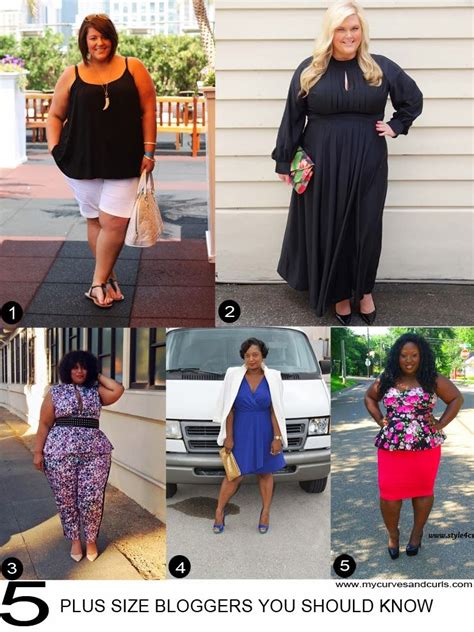 5 Plus Size Bloggers You Should Know Check Out The Blog For All The