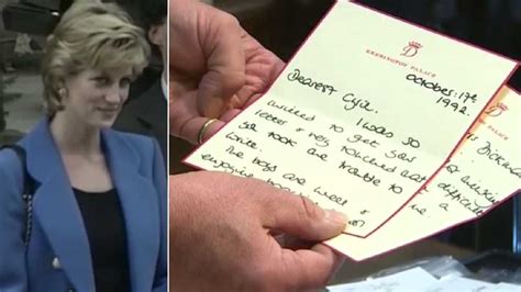Letters By Princess Diana Sell At Auction Youtube