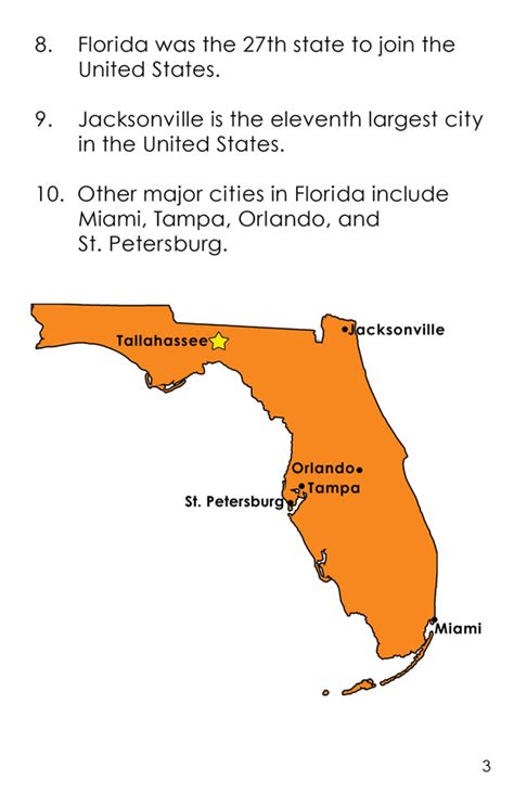 50 Facts About Florida Second Grade Book Wilbooks