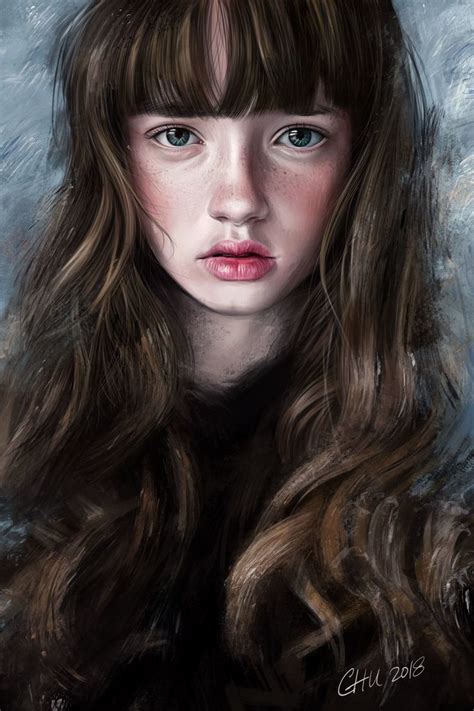 Artstation Procreate Painting Amberley Colby Vincent Chu Portrait