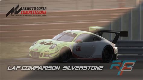 Assetto Corsa Competizione Vs Rfactor Lap Comparison Silverstone