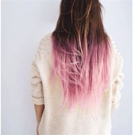 Brown Blond Pink Dip Dyed Hair Hair And Beauty Pinterest Dip