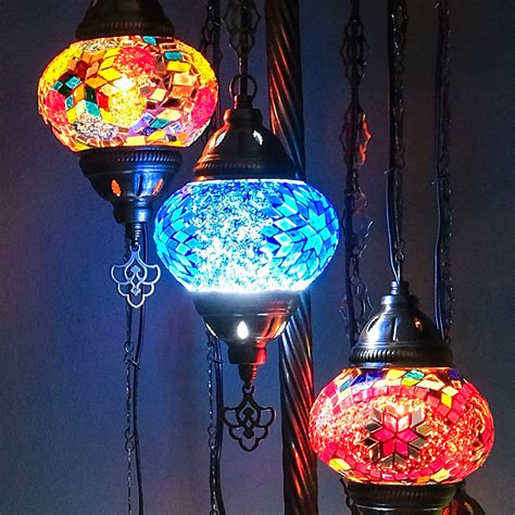 7 Globe Mosaic Floor Lamp Lamp Asylove