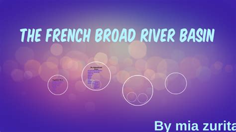 The French Broad River Basin By Marlemnia Zurita