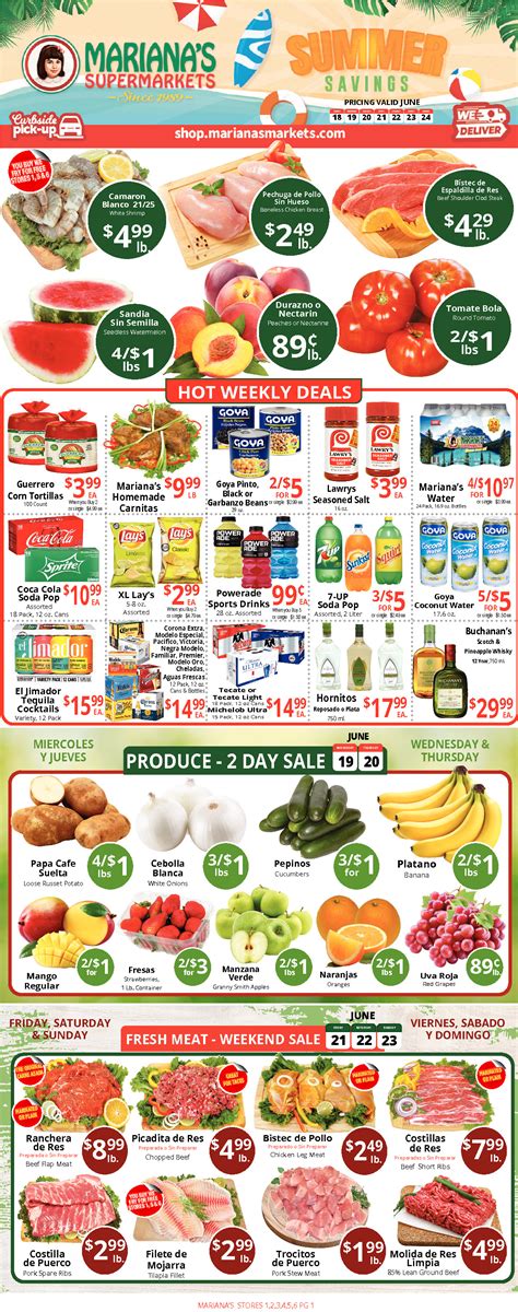 WEEKLY SPECIALS - MARIANA'S SUPERMARKET IN LAS VEGAS