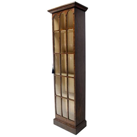 Maybe you would like to learn more about one of these? Tall Narrow, Crown Glass Bookcase Cabinet High Quality at ...