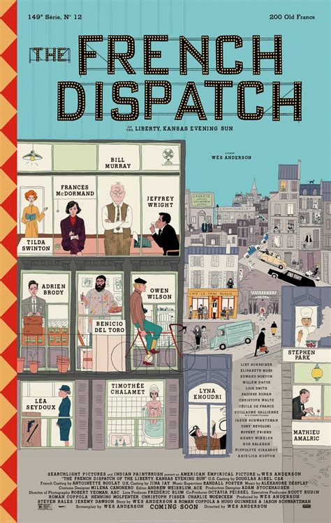 A love letter to journalists set in an outpost of an american newspaper in a fictional twentieth century french city that brings to life a collection of stories published in the french dispatch magazine. The French Dispatch: tudo sobre o novo e aguardado filme ...