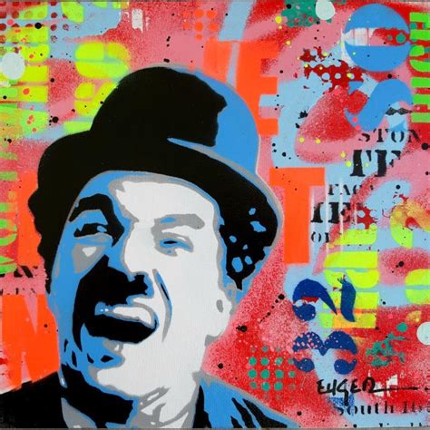 Painting Charlie Chaplin By Euger Philippe Carr D Artistes