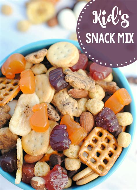 Easy Kids Snack Mix Crazy Little Projects