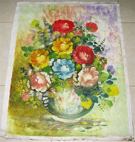 Catat Contoh Gambar Lukisan Bunga Yang Mudah Yang Waj
