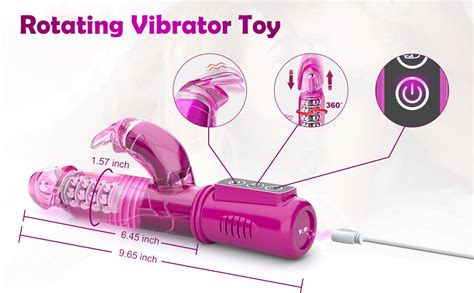 beaded thrusting dildo rabbit vibrators adult sex toys female clitoral vaginal
