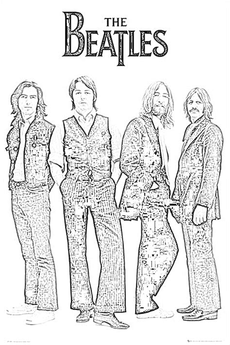 600 x 840 file type: Coloring Pages: Beatles Coloring Pages Free and Downloadable