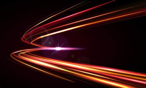 Modern Abstract High Speed Light Effect Technology Futuristic Dynamic