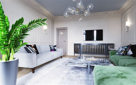 Neo Classic Apartment Interior Design On Behance
