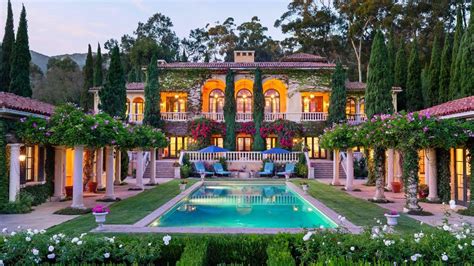 Stunning Italian Villa In Montecito Youtube