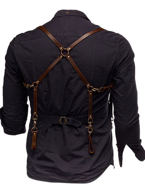 Unapologetic Menswear Made In La Badass In 2022 Leather Suspenders
