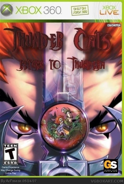 Thunder Cats Xbox 360 Box Art Cover By Acfreeze