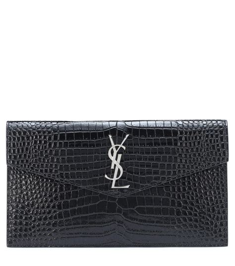 We did not find results for: Saint Laurent Uptown Embossed Leather Clutch in Black - Lyst